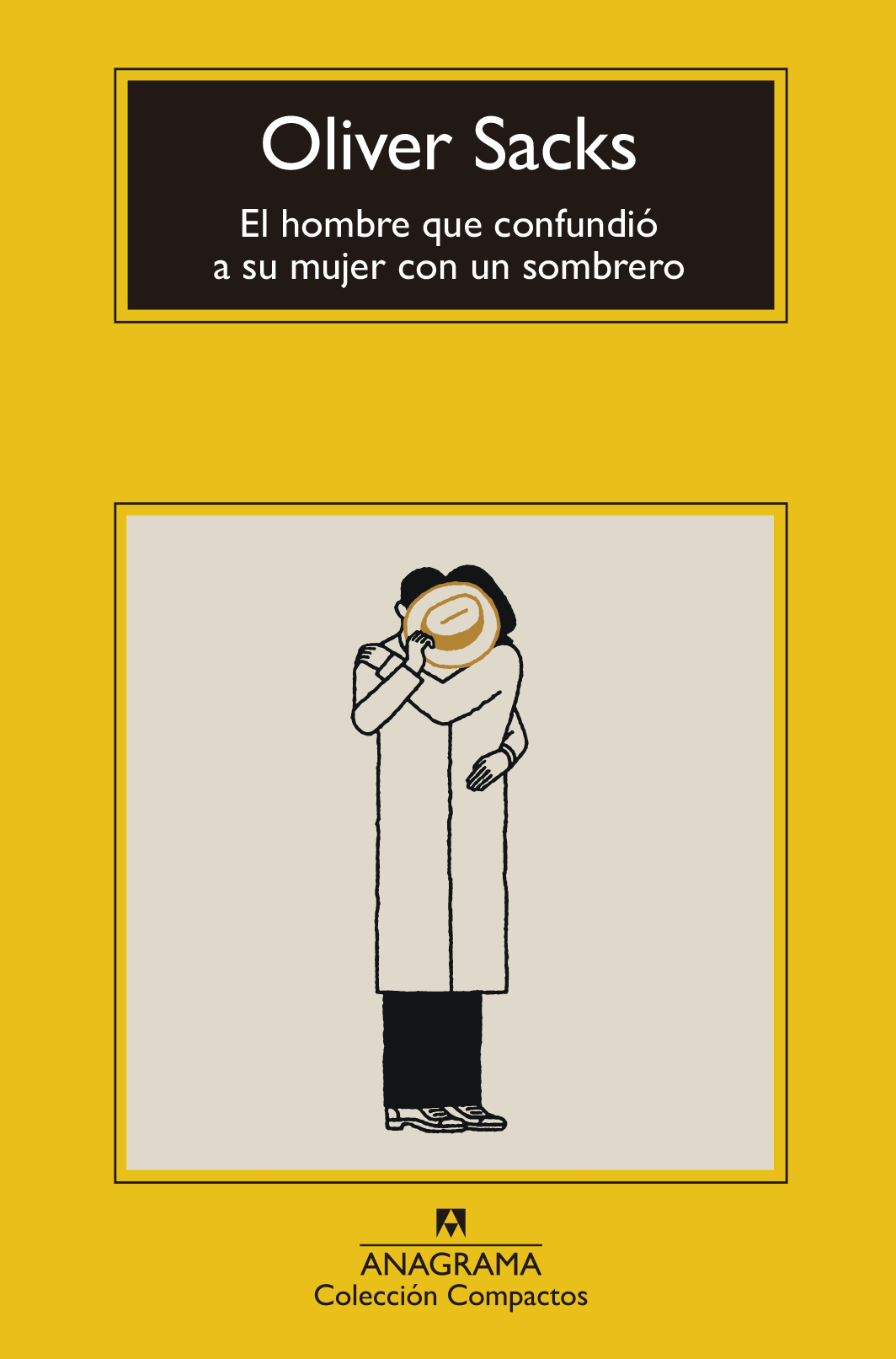 El forro de El hombre que confudió a su mujer con un sombrero